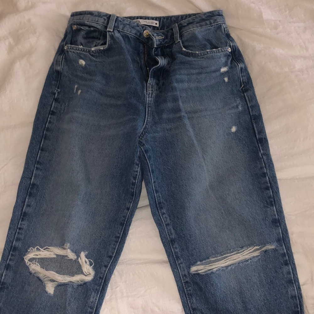 Zara mom jeans